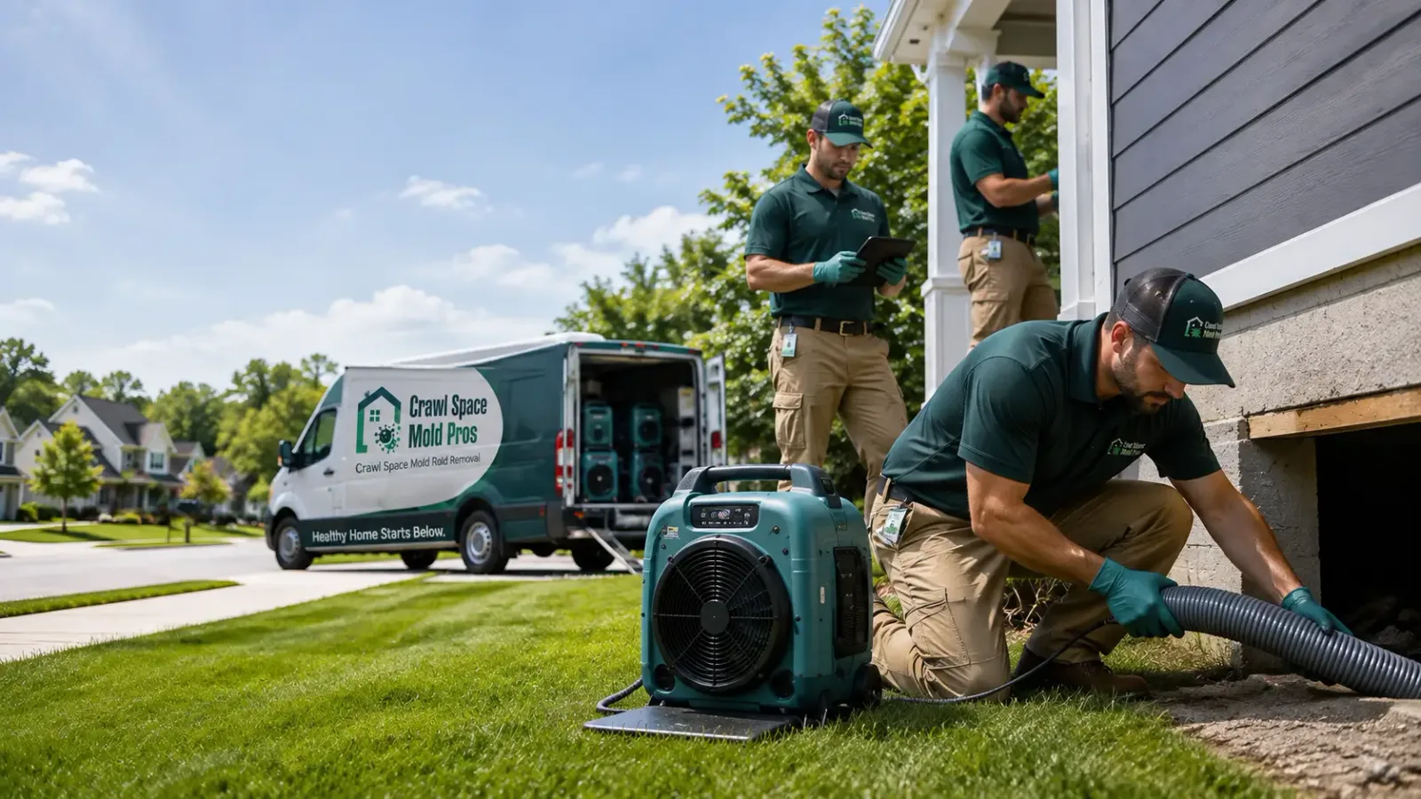 Crawl Space Mold Removal in West Fargo, ND